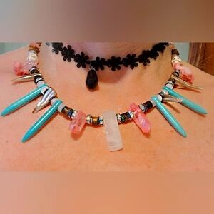 Beautiful one of a kind crystal necklace